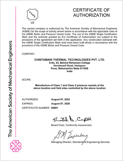 Chintamani Thermal Technologies Pvt. Ltd.